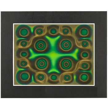  магнитная смотровая пленка, зеленая пленка для отображения магнитного поля 6X4 дюйма, дисплей магнитного потока, детектор магнитного поля, многоразовое