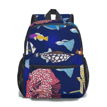 Кораллы и аквариумные рыбки Детский рюкзак Детский школьник Детская школьная сумка Детская школьная сумка