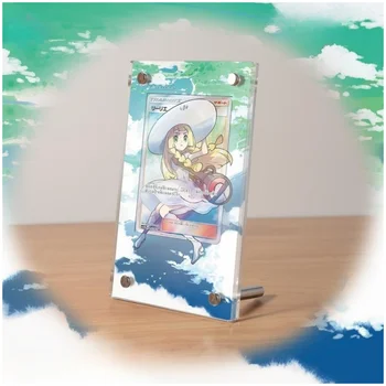 Pokemon Self Made PTCG Extended Picture Card Brick Lillie Acrylic Toy Gift Anime Collect Защитный чехол Не включает карты