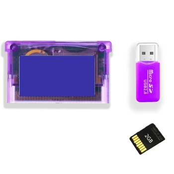  Совместим с картриджем адаптера GBA IDS-NDS NDSL-SD 2 ГБ игрового резервного копирования с USB Прочный