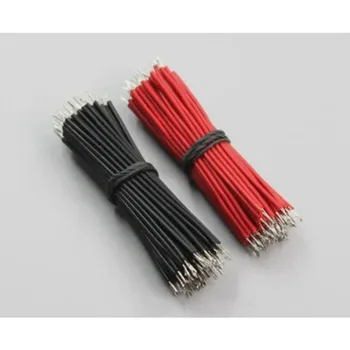  Бесплатная доставка 50 шт. печатная плата паяльный кабель 26AWG 10 см Fly jumper wire кабель оловянный проводник провода