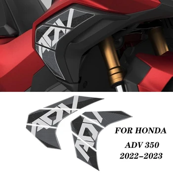 Для HONDA ADV 350 ADV350 2022 2023 Наклейка на кузов мотоцикла Водонепроницаемая наклейка Наклейка 3D Боковая наклейка на голову автомобиля Украсить наклейку
