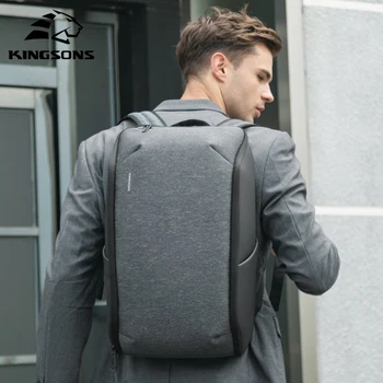 Kingsons Многофункциональные мужские 15-дюймовые рюкзаки для ноутбука Модный водонепроницаемый рюкзак для путешествий Антивор мужские школьные сумки Mochila горячие