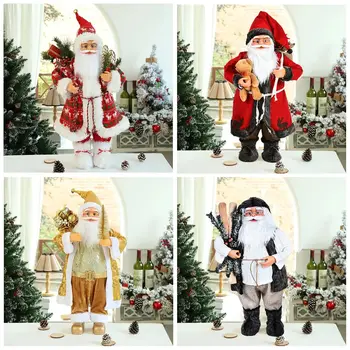 Фестиваль новогодних подарков Санта-Клаус Кукла Миниатюрная фигурка Рождественские украшения Рождественские украшения