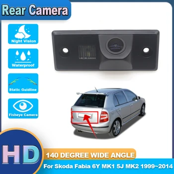 Автомобильная камера заднего вида Камера заднего вида HD CCD Ночное видение Водонепроницаемый для Skoda Fabia 6Y MK1 5J MK2 1999~2014