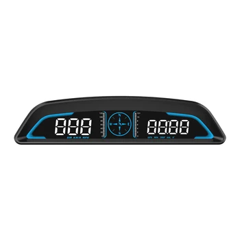 Цифровой GPS-спидометр Универсальный проекционный дисплей для автомобиля 5,5-дюймовый большой ЖК-дисплей HUD