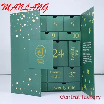 Custom u custo clate coset картон advent cn paaging подарочная коробка для рист
