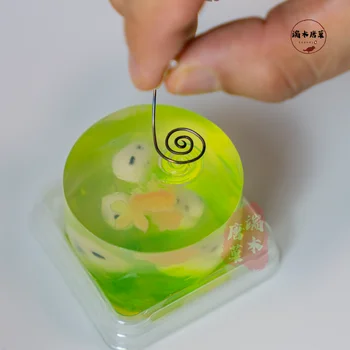 Японская форма для приготовления фруктов вагаси с водяной рябью