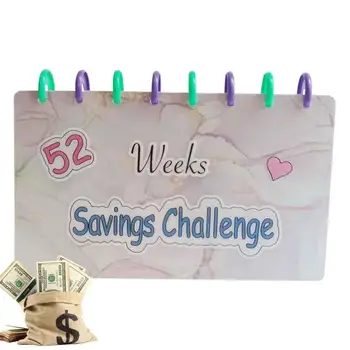 52 Weekds Money Saving Budget Binder Бюджетная книга и сберегательная книга с бюджетной папкой и экономией денег Бюджет