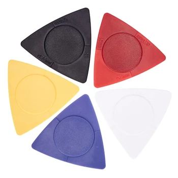 10x Набор медиаторов из АБС-пластика Многоцветный для треугольного плектра для электрогитары Бас-гитара Ukul Dropship