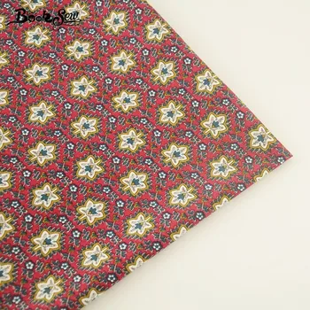 Booksew 100% хлопок поплин ткань печатный цветочный дизайн домашний текстиль ткань шитье для платья одежда ремесло скрапбукинг рубашка
