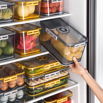  Новый контейнер для хранения холодильника Зерновые Холодильник Органайзер для хранения продуктов Коробка для защиты от насекомых Кухонный органайзер для хранения контейнеров