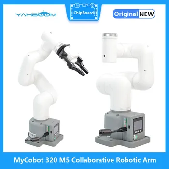 Робот-слон MyCobot 320 M5 Коллаборативная роботизированная рука Поддержка полезной нагрузки 1 кг Промышленный класс