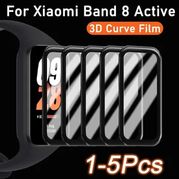 Защитная пленка с полным покрытием для Xiaomi Band 8 Active Screen Protector HD Прозрачный чехол для Mi Band8 Активные аксессуары