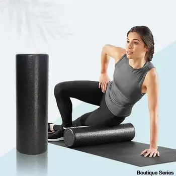 3 размера Черный валик для йоги 30/45/60 см Массажный ролик для тренажеров Деликатная колонна для йоги
