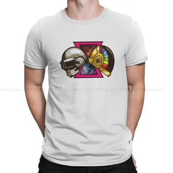 Up All Night TShirt For Male Daft Punk Одежда Мода Футболка Homme