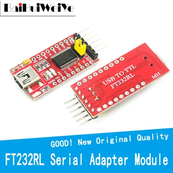 1 шт. FT232RL FTDI USB 3,3 В 5,5 В в TTL Модуль последовательного адаптера Мини-порт для Arduino FT232 Pro Mini USB TO TTL 232