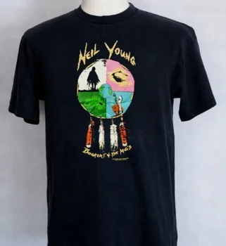 футболка Нила Янга!! подарок на годовщину HOT,,унисекс - новый, подарок маме