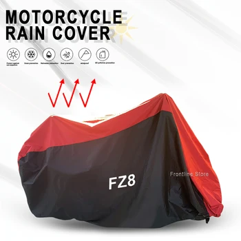Для Yamaha FZ8 FZ 8 FAZER 2010-2014 2013 2012 2011 Мотоцикл На открытом воздухе Пыль, Дождь, Снег и Водонепроницаемый Универсальный Дождевик