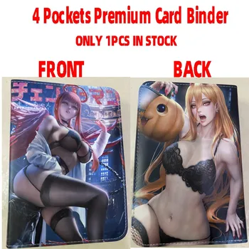 Goddess Story Chainsaw Man Premium Power &makima Папка для карт Папка для альбома со 180 боковыми карманами Коллекционная карточка с 4 карманами
