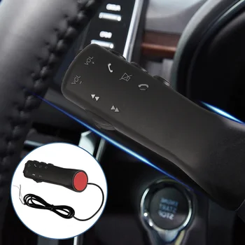 7 клавиш Кнопка управления на руле автомобиля Пульт дистанционного управления для автомагнитолы Android DVD GPS Мультимедийная навигация Головное устройство Универсальное