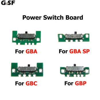 GSF 5 шт. Для GBC / GBP / GBA SP Кнопка включения и выключения питания для игровой консоли GBA Game Boy Advance, Color & Pocket & SP