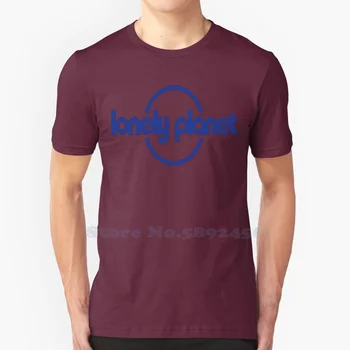Логотип бренда Lonely Planet Высококачественные футболки 2023 Модная футболка Новая графическая футболка