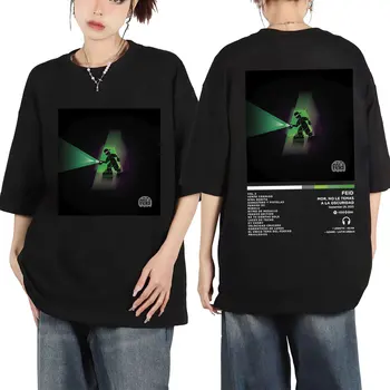 Рэпер Feid Музыкальный альбом Графические футболки Мужские женские хип-хоп винтажные футболки оверсайз повседневная мода футболки с коротким рукавом