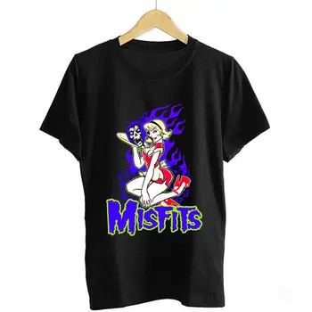 Футболка Misfits Punk Rock новая тяжелая хлопковая футболка