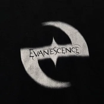 Evanescence Символ Футболка С коротким рукавом Хлопок Черный Мужчины Все размеры S до 5XL MD982