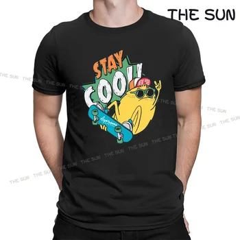 Stay Cool ModaL Рубашка с принтом граффити Harajuku Повседневная футболка Уличная мода Одежда с коротким рукавом Уличная одежда Мужская хип-хоп