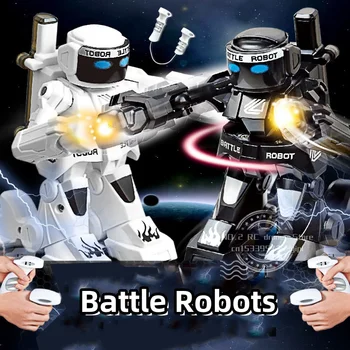 777-615 Battle RC Robot 2.4G Body Sense Игрушки с дистанционным управлением для детей Подарочная модель игрушки Мини Умный Робот Боевые Игрушки Для Мальчиков