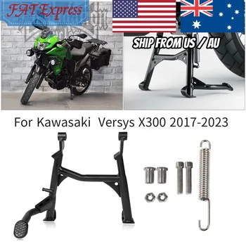 Центральная подставка для мотоцикла Центральная подножка Боковая подставка для Kawasaki Versys X300 X-300 X 300 2017-2023 2022 Запчасти для мотоциклов