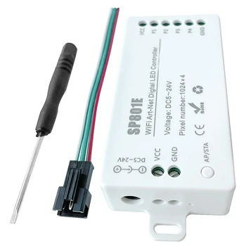 SP801E Symphony Controller Bluetooth Wifi Двухрежимный прямоугольный контроллер световых эффектов
