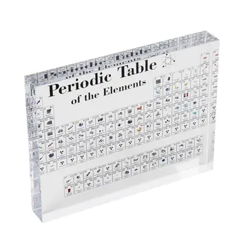 Периодическая таблица элементов Периодическая таблица Дисплей с реальными элементами Дети Учителя Учителя Подарки на день Периодическая таблица Акрил