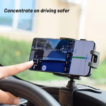  приборная панель автомобильный держатель для телефона многофункциональный 360 градусов подставки для мобильного телефона зеркало заднего вида солнцезащитный козырек в автомобиле GPS-навигационный кронштейн
