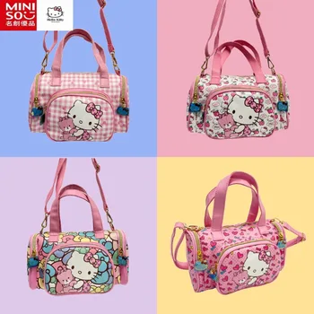 MINISO Hello Kitty Детская сумка Детская сумка Детская сумка через плечо Модная сумка через плечо для девочек
