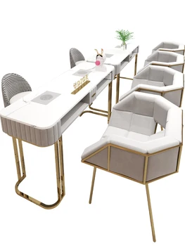  Высококачественный маникюрный стол и набор стульев в сочетании с маникюрным столом и мраморным экономичным маникюрным столом по специальной цене