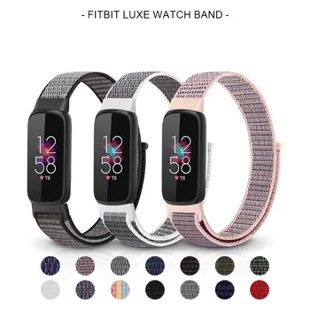 Ремешок для Fitbit Luxe Нейлоновая петля Замена ремешка для Fitbit Luxe Smart Bracer Спортивный плетеный ремешок для часов correa Аксессуары