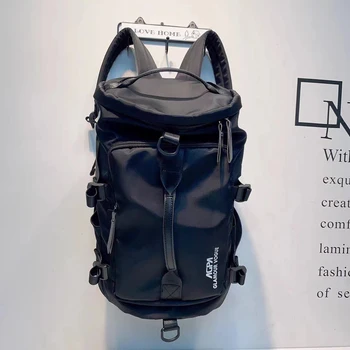 Открытый спортивный рюкзак для альпинизма, женский, мужской, мужской, оксфордский, тканевый, дорожный, большой емкости, багаж на короткие расстояния, многофункциональные сумки