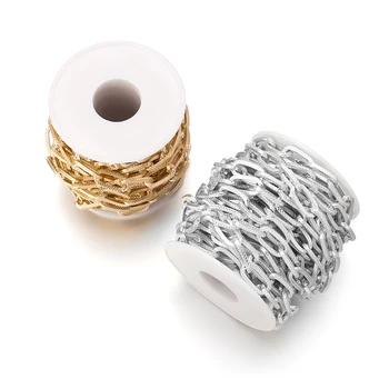 сетчатые поперечные цепи из алюминиевого сплава звеньевые цепи металлические цепи для ожерелья ювелирные изделия изготовление фурнитуры аксессуары расходные материалы