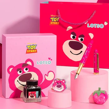 Disney Lotso Ручка Подарочная коробка Высококлассный изысканный подарок на день рождения Девочка Мальчик Аутентичный набор ручек.