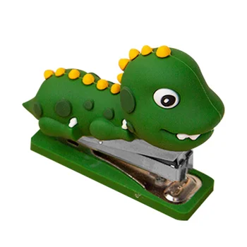 Степлер Динозавр Очаровательный степлер Многоразовый степлер Забавные канцелярские принадлежности Силиконовая статуя динозавра