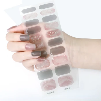 1 лист Full Beauty Японские корейские наклейки для ногтей Фототерапия Наклейка для ногтей Принадлежности для дизайна ногтей Полуотвержденный гель Лак для ногтей Наклейки