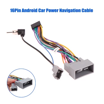 Android Автомобильный навигационный кабель с питанием 16-контактный модифицированный линейный адаптер для Honda Fit CITY CRV / HRV JAZZ Harness Line Аксессуары
