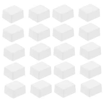 50/100 шт. Пластиковые пустые кастрюли для акварельной краски прямоугольные белые пигментные сковороды для акварельных масляных красок DIY Акварельная жестяная коробка