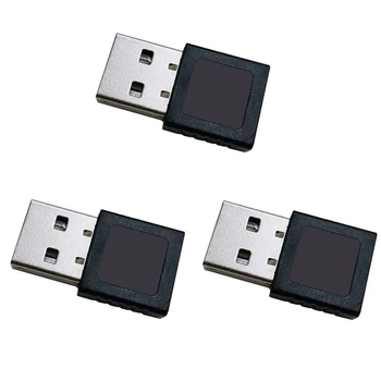 3X Mini USB Модуль считывателя отпечатков пальцев Устройство USB Сканер отпечатков пальцев для Windows 10 11 Hello Biometrics Security Key