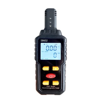 S8602 Дозиметр излучения Оборудование для измерения электромагнитного излучения Тестер измерителя излучения 3 в 1 Аксессуары Счетчик