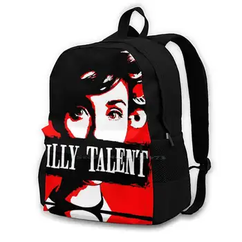 Трафарет Billy Talent-Pin-Up Girl. Графика для культовой канадской панк-рок альтернативной группы. Модный рюкзак большой вместимости