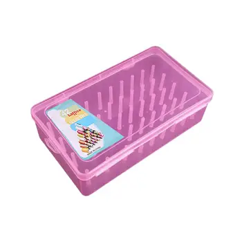  Коробка для хранения швейных ниток Прозрачная стойка для катушек для швейной шпульки